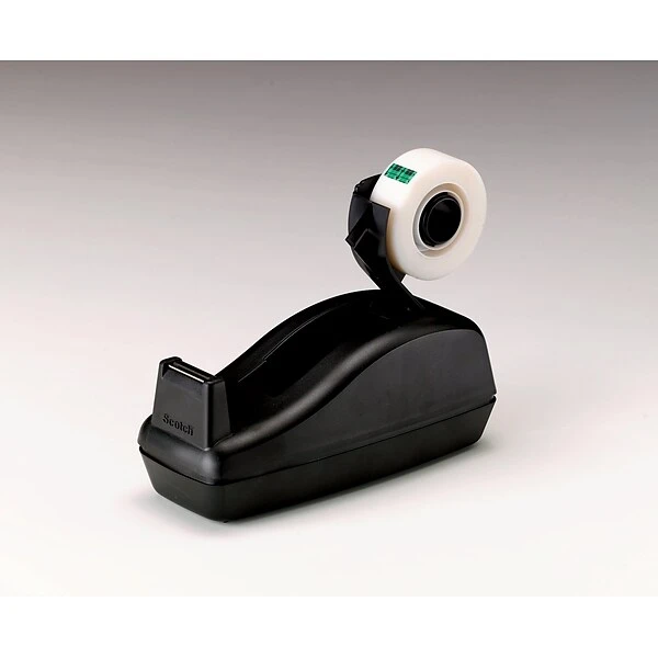 Scotch® Deluxe Desktop Tape Dispenser, Black (C40) 3 Scotch® Deluxe Desktop Tape Dispenser, Black (C40)