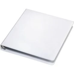 Quill Brand® Standard 1" 3 Ring Non View Binder, White (739313) -Scott Stationery Shop 103094 s7