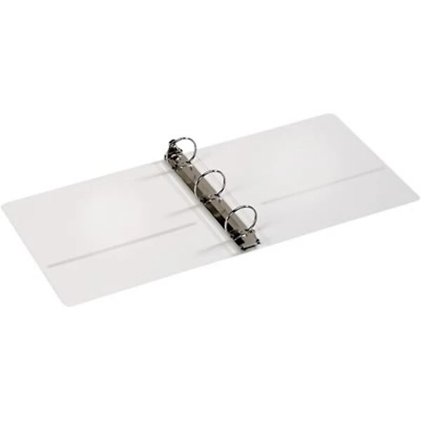 Quill Brand® Standard 2" 3 Ring Non View Binder, White (739513) 4 Quill Brand® Standard 2" 3 Ring Non View Binder, White (739513) - Image 2