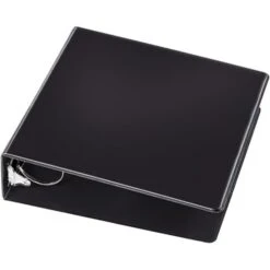 Quill Brand® Standard 3" 3 Ring Non View Binder, Black (739551) -Scott Stationery Shop 103121 s7
