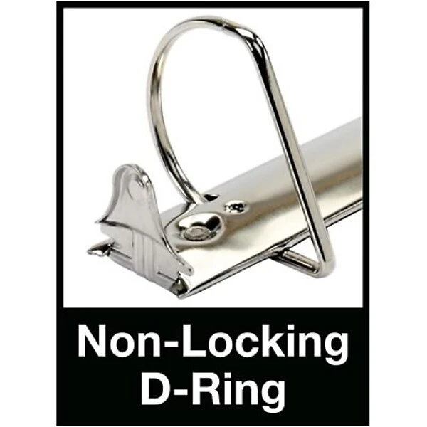 Quill Brand® Standard 4" 3 Ring Non View Binder With D-Rings, Black (758551) 3 Quill Brand® Standard 4" 3 Ring Non View Binder With D-Rings, Black (758551)