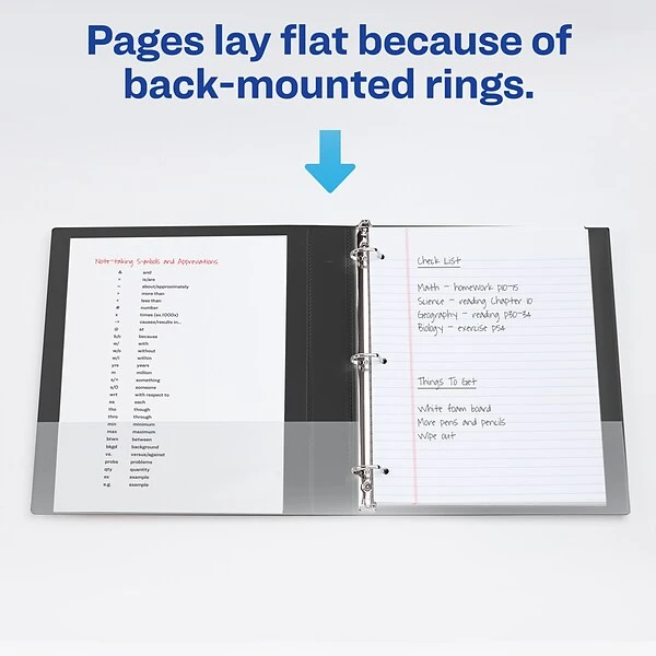 Avery DuraHinge Heavy Duty 3" 3-Ring Non-View Binder, Maroon (79363) 8 Avery DuraHinge Heavy Duty 3" 3-Ring Non-View Binder, Maroon (79363) - Image 6