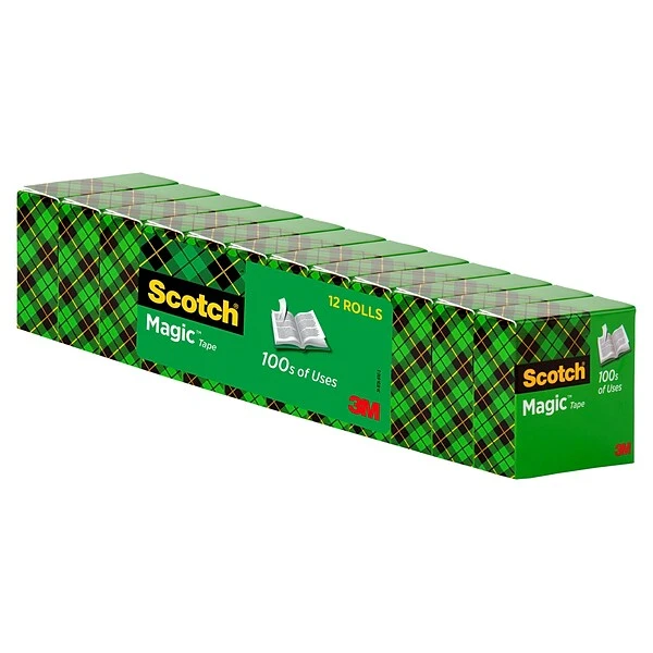 Scotch® Magic™ Invisible Tape Refill, 3/4" X 27.77 Yds., 12 Rolls (810K12) 4 Scotch® Magic™ Invisible Tape Refill, 3/4" X 27.77 Yds., 12 Rolls (810K12) - Image 2