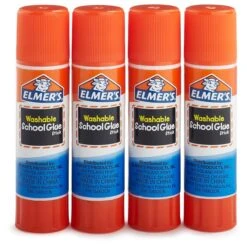 Elmer's Washable Glue Sticks, 0.24 Oz., 4/Pack (E542) -Scott Stationery Shop 18A16E40 86C5 4951 B3FB9AA2F33688C7 s7