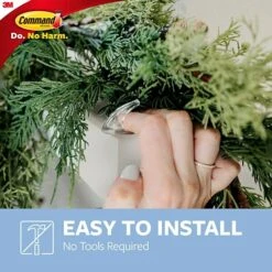 Command™ Medium Hooks Value Pack, Clear, 6 Hooks (17091CLR-6ES) -Scott Stationery Shop 194941CC D702 4684 A5F81799B5C87E8F s7