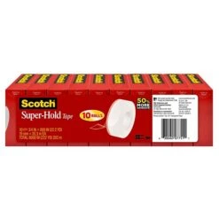 Scotch® Super-Hold Tape Refill, Transparent, Crystal Clear Clarity Finish, 3/4" X 22.22 Yds., 1" Core, 10 Rolls (700S10) -Scott Stationery Shop 291801C2 72F4 45D8 B7CCC4D84FA5EBEE s7