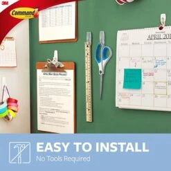 Command™ Clear Medium Wire Hook Value Pack, 6 Hooks (17065CLR-6ES) 15 Command™ Clear Medium Wire Hook Value Pack, 6 Hooks (17065CLR-6ES) -Scott Stationery Shop 2BCFC987 4057 4D64 BD2EA83B8DD59346 s7