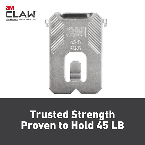 COMMAND 3M CLAW™ Drywall Picture Hanger With Temporary Spot Marker, Holds 45 Lb, 3 Hangers 3 Markers/Pack 5 COMMAND 3M CLAW™ Drywall Picture Hanger With Temporary Spot Marker, Holds 45 Lb, 3 Hangers 3 Markers/Pack - Image 3