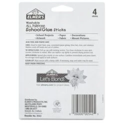 Elmer's Washable Glue Sticks, 0.24 Oz., 4/Pack (E542) -Scott Stationery Shop 3501CD29 98BC 4567 AD9063DB961D74EA s7