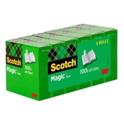 Scotch® Magic™ Invisible Tape Refill, 3/4" X 22.2 Yds., 6 Rolls (810S6) -Scott Stationery Shop 3943C52F 3C76 4C69 ACD8BB00EF33BE32 s7