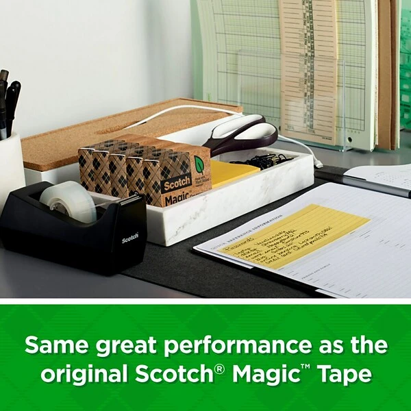 Scotch® Magic™ Greener Invisible Tape Refill, 3/4" X 25 Yds., 10 Rolls (812-10P) 4 Scotch® Magic™ Greener Invisible Tape Refill, 3/4" X 25 Yds., 10 Rolls (812-10P) - Image 2