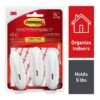 Command™ Large Wire Hook, White, 3 Hooks (17069-3ES) -Scott Stationery Shop 4409F91B AE0A 45E0 88DAE296335F43B2 s7