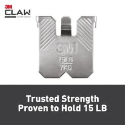 COMMAND 3M CLAW™ Drywall Picture Hanger With Temporary Spot Marker, Holds 15 Lbs, 5 Hangers 5 Markers/Pack