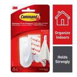 Command™ Spring Clip, White (17005-ES)
