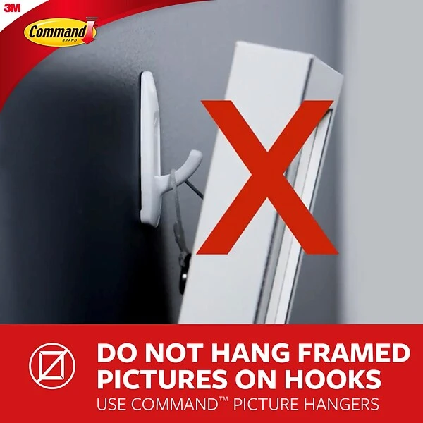 Command™ Sawtooth Picture Hanger, White, 3 Hangers (17042-ES) 8 Command™ Sawtooth Picture Hanger, White, 3 Hangers (17042-ES) - Image 6