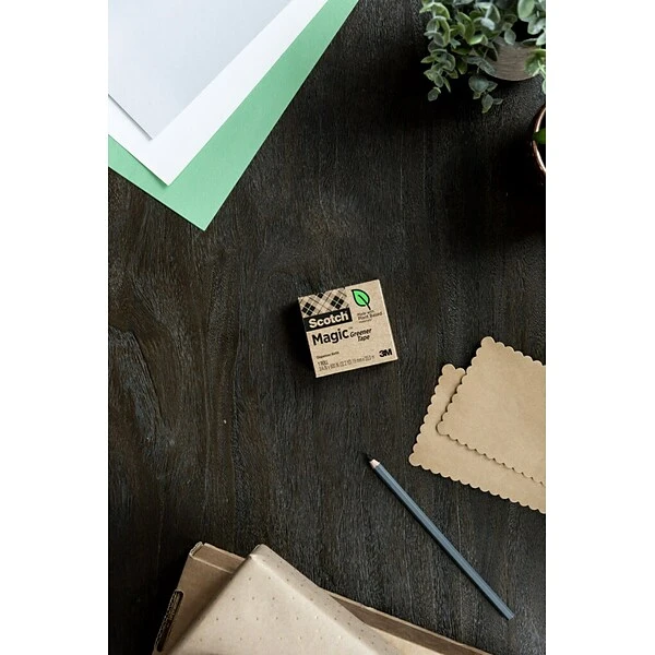 Scotch® Magic™ Greener Invisible Tape Refill, 3/4" X 25 Yds., 10 Rolls (812-10P) 10 Scotch® Magic™ Greener Invisible Tape Refill, 3/4" X 25 Yds., 10 Rolls (812-10P) - Image 8