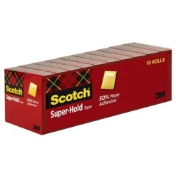 Scotch® Super-Hold Tape Refill, Transparent, Crystal Clear Clarity Finish, 3/4" X 27.77 Yds., 1" Core, 10 Rolls (700K10) 12 Scotch® Super-Hold Tape Refill, Transparent, Crystal Clear Clarity Finish, 3/4" X 27.77 Yds., 1" Core, 10 Rolls (700K10) -Scott Stationery Shop 630713D9 58FA 4F07 95393789B69B902F s7