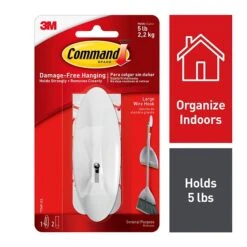 Command™ Large Wire Hook, White (17069-ES)