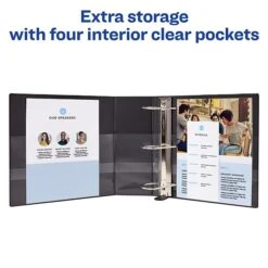 Avery Heavy Duty 5" 3-Ring View Binder, Black, 2/Pack (79606CT) 12 Avery Heavy Duty 5" 3-Ring View Binder, Black, 2/Pack (79606CT) -Scott Stationery Shop 6419CEDF F2F4 470F B6E9F8CCF6051F0D s7