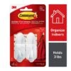 Command™ Medium Designer Hooks, White, 2 Hooks (17081ES) -Scott Stationery Shop 7488B6D0 7E6D 42DD BD58634D36D6C83C s7