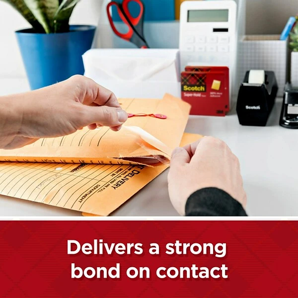 Scotch® Super-Hold Tape Refill, Transparent, Crystal Clear Clarity Finish, 3/4" X 27.77 Yds., 1" Core, 10 Rolls (700K10) 3 Scotch® Super-Hold Tape Refill, Transparent, Crystal Clear Clarity Finish, 3/4" X 27.77 Yds., 1" Core, 10 Rolls (700K10)