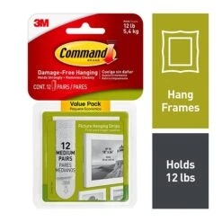 Command™ Medium Picture Hanging Strips, White, 12/Pack (17204-12ES) 11 Command™ Medium Picture Hanging Strips, White, 12/Pack (17204-12ES) -Scott Stationery Shop 994160D7 C41F 4A6D A4CB0C4CFBB14028 s7