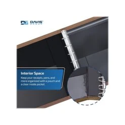 Davis Group 3-Up 1" 7-Ring Business Checkbook Binder, Tan (3UPAM-09) 10 Davis Group 3-Up 1" 7-Ring Business Checkbook Binder, Tan (3UPAM-09) -Scott Stationery Shop A017254B 3B18 4B90 954A87C441434CB7 s7