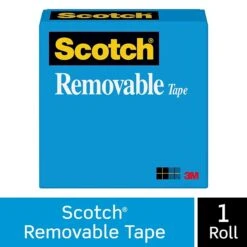 Scotch® Removable Invisible Tape, 3/4" X 36 Yds., 1 Roll (811)