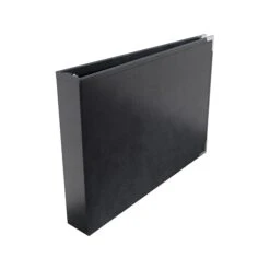 Davis Group 3-Up 1" 7-Ring Business Checkbook Binder, Black (3UPAM-01)