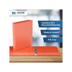 Davis Group Easyview Premium 1" 3-Ring View Binder, Orange, 6/Pack (8411-19-06) -Scott Stationery Shop B72ECFC8 3C0A 42A2 B494CEC76BF8FDAC s7