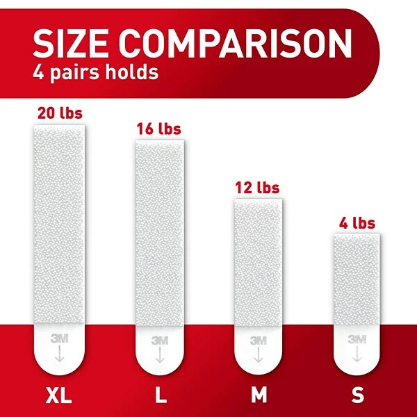 Command™ Medium Picture Hanging Strips, White, 12/Pack (17204-12ES) 6 Command™ Medium Picture Hanging Strips, White, 12/Pack (17204-12ES) - Image 4