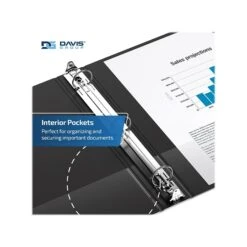 Davis Group Premium Economy 1 1/2" 3-Ring Non-View Binder, Black, 6/Pack (2312-01-06) -Scott Stationery Shop CC3E6C3C D397 41D6 8251E7827A6B211A s7