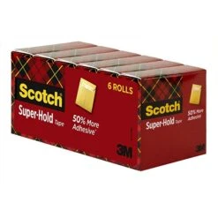 Scotch® Super-Hold Tape Refill, Transparent, Crystal Clear Clarity Finish, 3/4" X 27.77 Yds., 1" Core, 6 Rolls (700K6) -Scott Stationery Shop D23BEE35 FCED 44C4 A748C8A6B9734291 s7