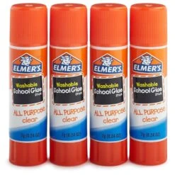 Elmer's Washable Glue Sticks, 0.24 Oz., 4/Pack (E542) -Scott Stationery Shop D8C8EC38 62E4 43CC 956BD50D5B67A5EB s7