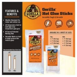 Gorilla Glue Sticks, Clear/Opaque, 30/Pack (3023003) 12 Gorilla Glue Sticks, Clear/Opaque, 30/Pack (3023003) -Scott Stationery Shop D8E798BF 730F 4C03 89A9E1BB57072CF9 s7