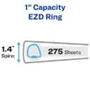 Avery Heavy Duty 1" 3-Ring View Binder, Black, 12/Pack (79699CT) -Scott Stationery Shop D9D1753F ED61 4792 97005EAC5B02E5AD s7