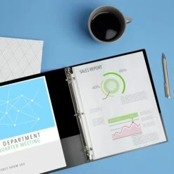 Avery Economy Binder, 1-1/2" Round 3-Ring, Non-View, Blue (03400) -Scott Stationery Shop E59D14AC 75A2 45A3 B4AA6603B7DE2B12 s7