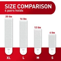 Command™ Large Picture Hanging Strips, White, 4 Sets (17206-ES) -Scott Stationery Shop E6E56D2D 18FA 4698 B5ED5ED782D4AB18 s7