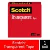 Scotch® Transparent Tape Refill, 3/4" X 36 Yds., 1 Roll (600) 1 Scotch® Transparent Tape Refill, 3/4" X 36 Yds., 1 Roll (600) -Scott Stationery Shop E9E6A859 36AB 4604 BBE25D8BF76D8C5C s7