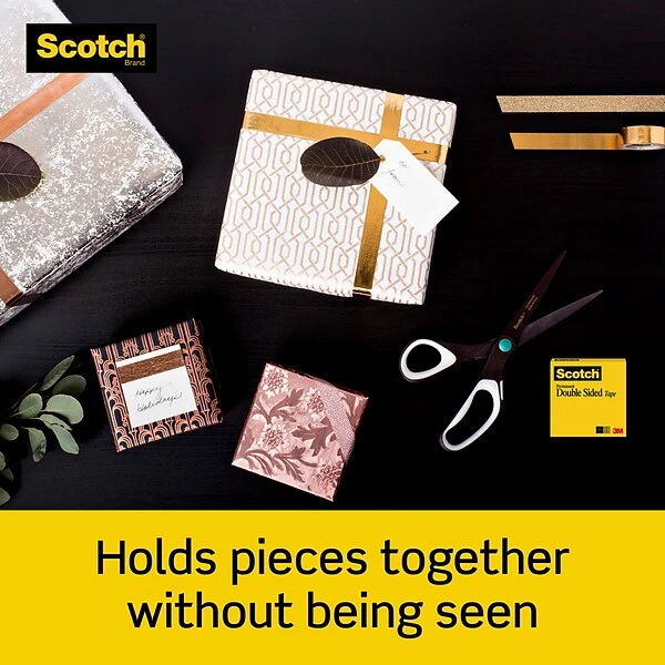 Scotch® Permanent Double Sided Tape W/Refillable Dispenser, 1/2" X 7 Yds., 1" Core, 3 Rolls (3136) 8 Scotch® Permanent Double Sided Tape W/Refillable Dispenser, 1/2" X 7 Yds., 1" Core, 3 Rolls (3136) - Image 6