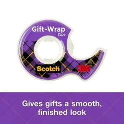 Scotch® Gift Wrap Tape With Dispenser, 3/4" X 23.61 Yds., 4 Rolls (415) -Scott Stationery Shop FAB3FCC6 EE67 46FA 8ED53165D36EC41C s7
