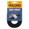 Velcro® Brand ONE-WRAP® Strap 3/4" X 12' Reusable Hook & Loop Fastener, Black (90340) 1 Velcro® Brand ONE-WRAP® Strap 3/4" X 12' Reusable Hook & Loop Fastener, Black (90340) -Scott Stationery Shop m000210612 s7