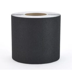 Mutual Industries Non-Skid Abrasive Safety Tape, 4" X 60', Black