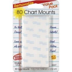 Miller Studio Removable Chart Tabs, 1" X 1"