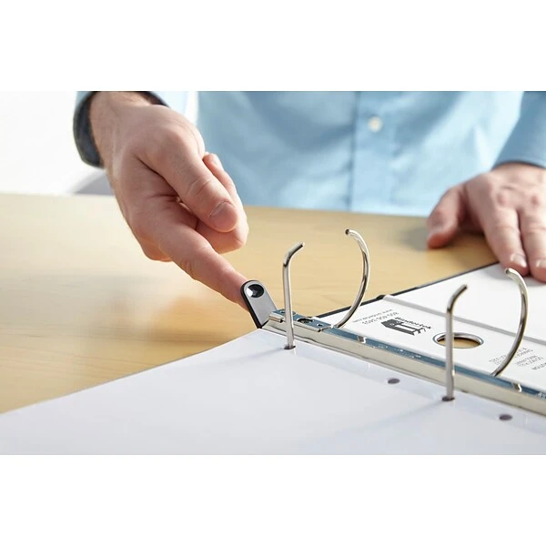 Bindertek Premium 2" 3-Ring Binder, Light Gray (3SLN-LG) 3 Bindertek Premium 2" 3-Ring Binder, Light Gray (3SLN-LG)