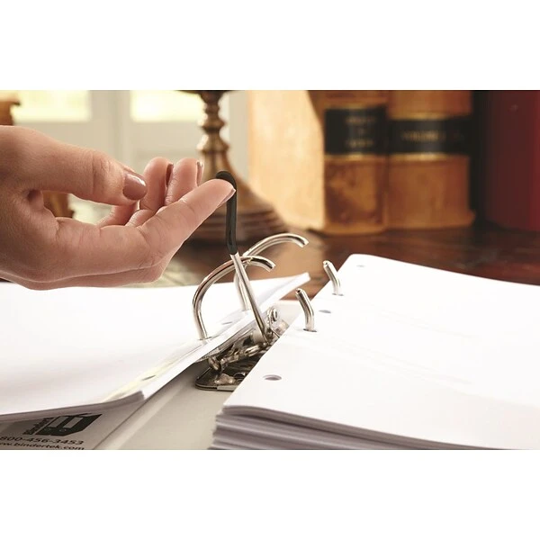 Bindertek Premium 3" 2-Ring Mini Binders, Black (FFN-BK) 3 Bindertek Premium 3" 2-Ring Mini Binders, Black (FFN-BK)