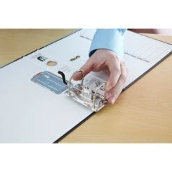 Bindertek Premium 3" 2-Ring Top File Binders, For Top-Punched Paper, Black (TFN-BK) -Scott Stationery Shop m006591089 s7 2