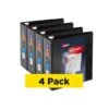 Avery Heavy Duty 4" 3-Ring View Binder, Black, 4/Pack (79604CT) -Scott Stationery Shop m007104357 s7