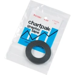 Chartpak Graphic Tape, Glossy, 1/8" W X 324"L