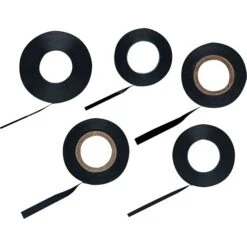 Chartpak Graphic Chart Tape, Glossy Black, 1/16" X 648"